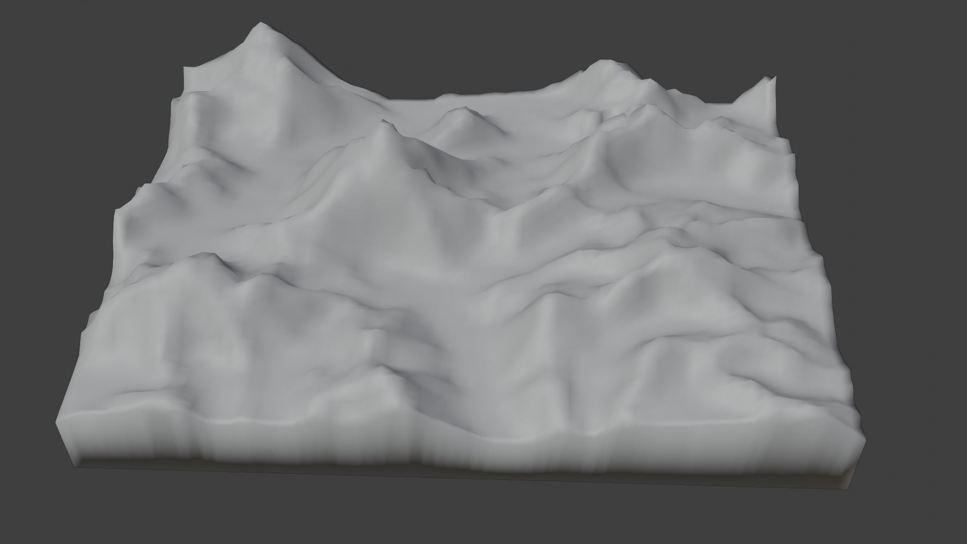 K2 Mountain Low-poly 3D model_15