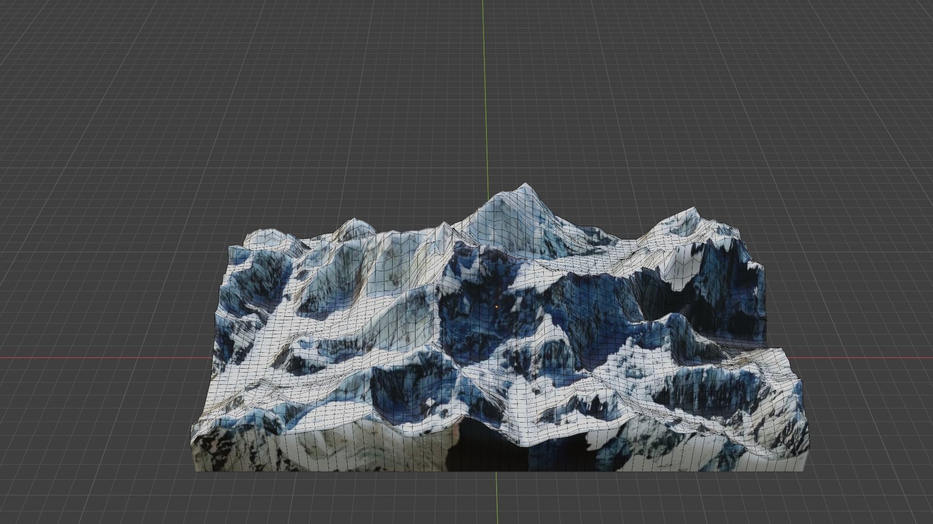 Kangchenjunga Mountain 3D model_9
