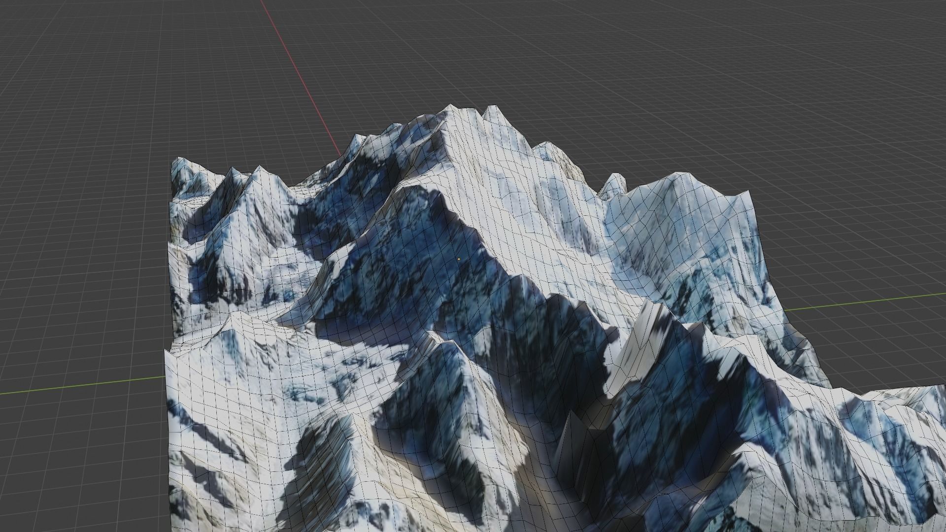 Kangchenjunga Mountain 3D model_8