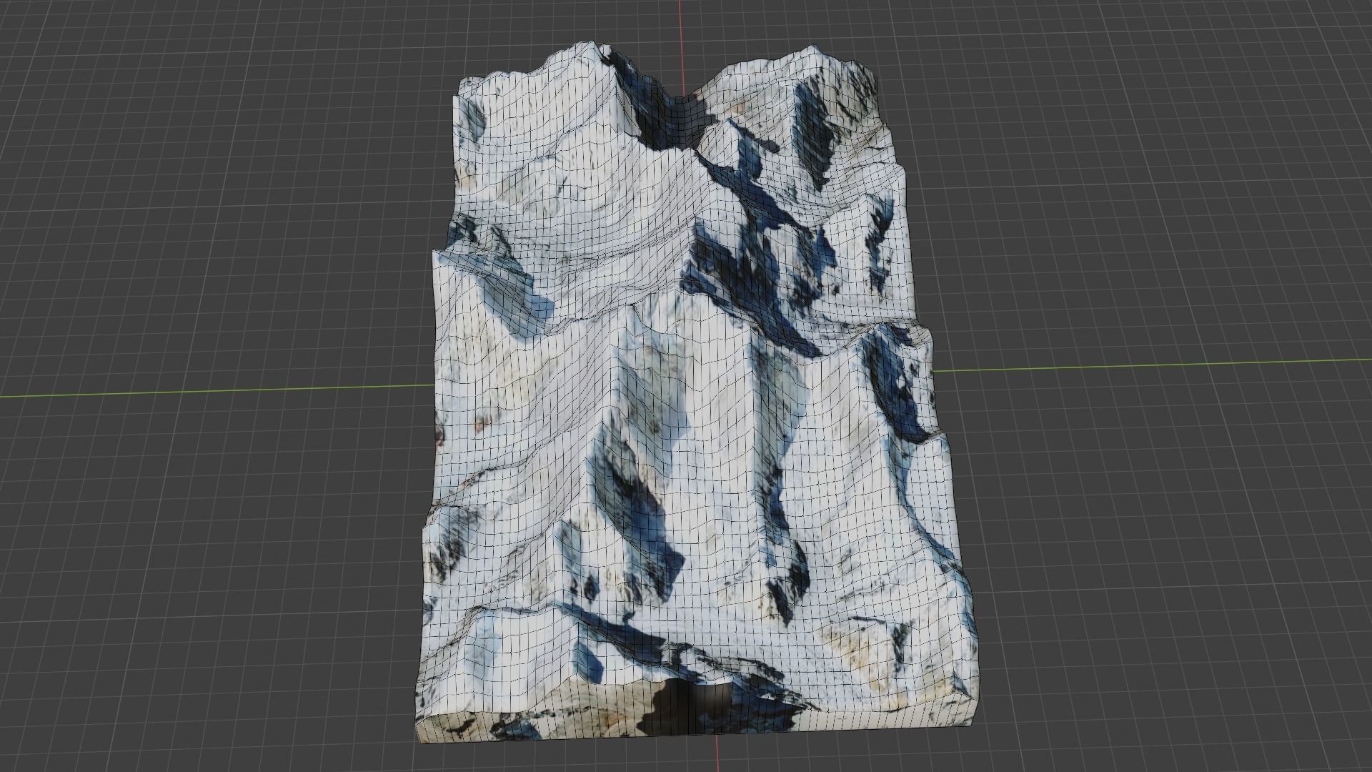 Kangchenjunga Mountain 3D model_10