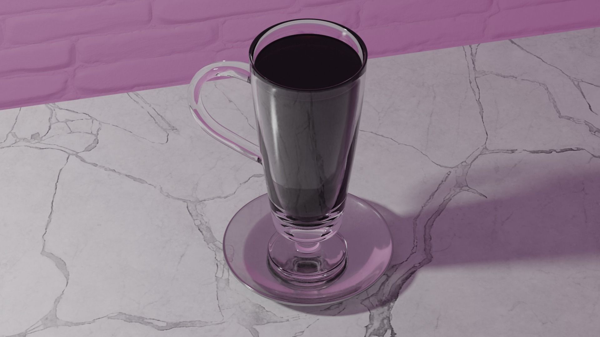 Cup of tea 3D model_4