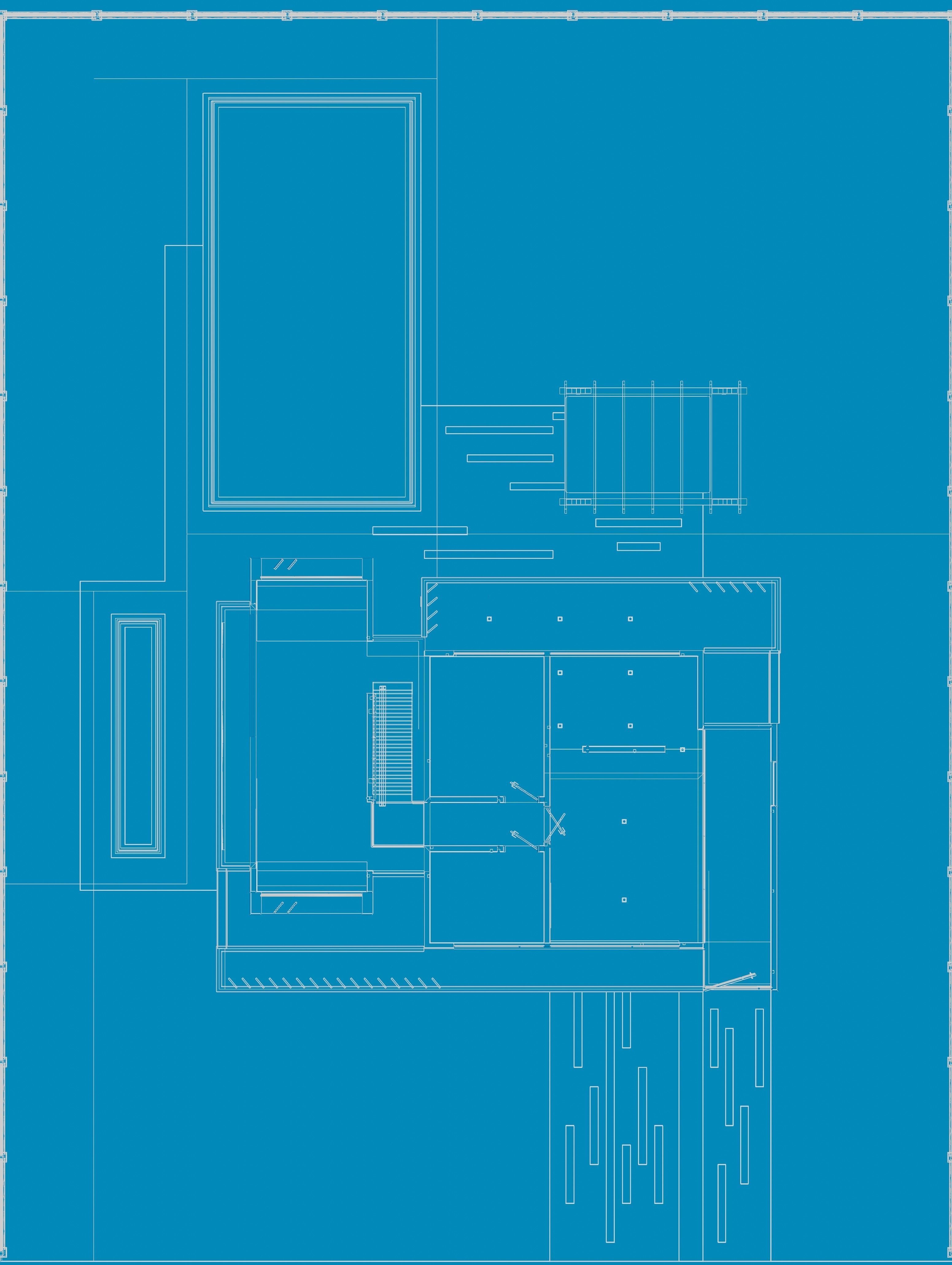 Modern villa 2021 Blender Eevee and Cycles 2 without furniture Low-poly 3D model_33