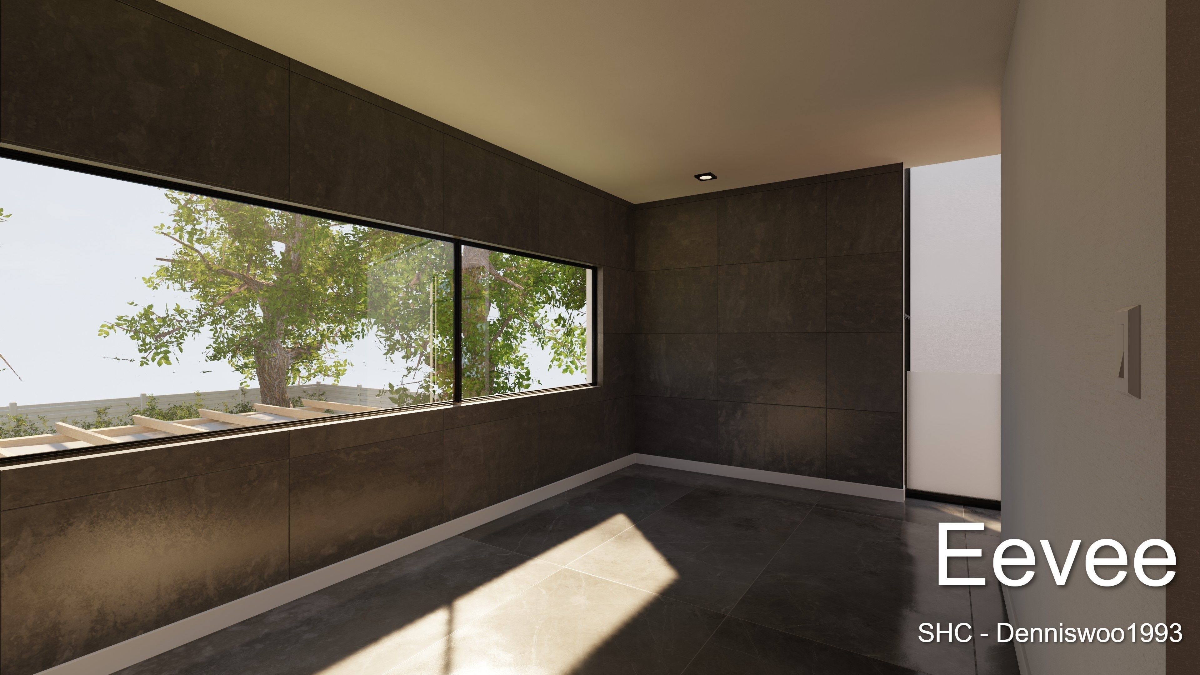 Modern villa 2021 Blender Eevee and Cycles 2 without furniture Low-poly 3D model_23