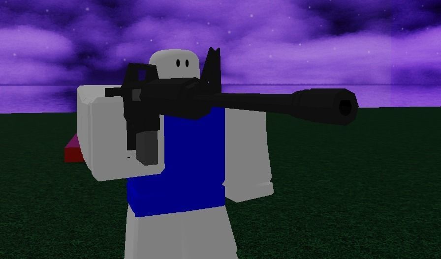 Low-Poly AR-15 ar - rifle Low-poly 3D model_4
