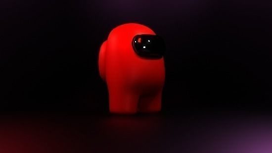 Among us character 3D model