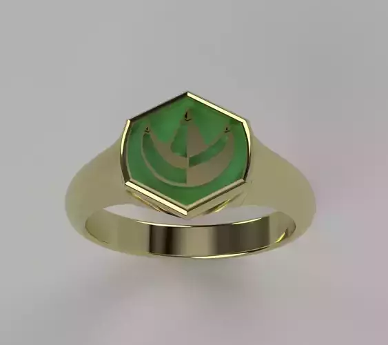 Green Power Ranger Signet Ring