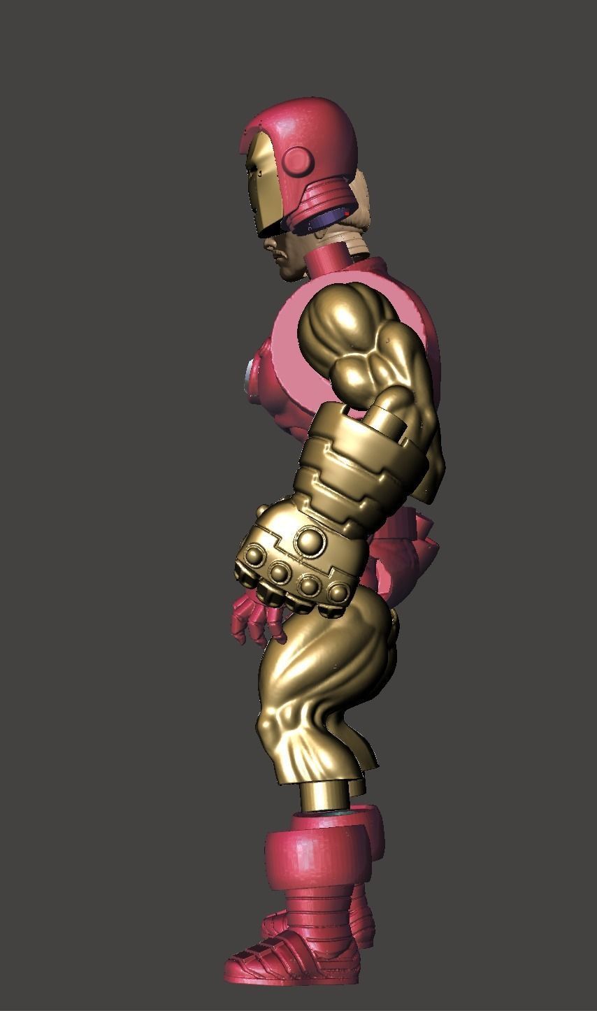 Ironman motu style 3D print model_2