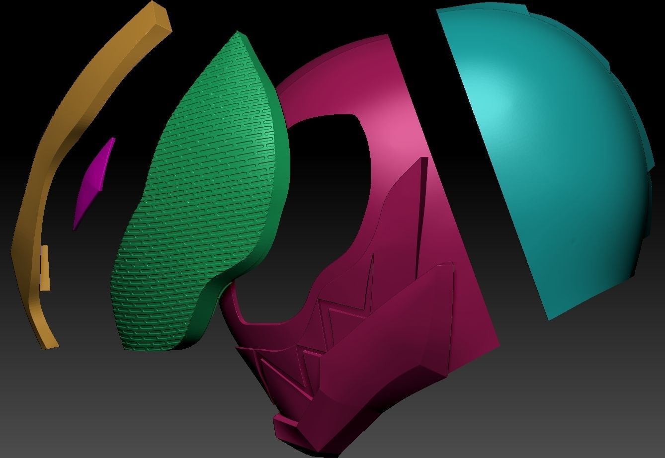 Kamen Rider Revi Helmet 3D print model_2