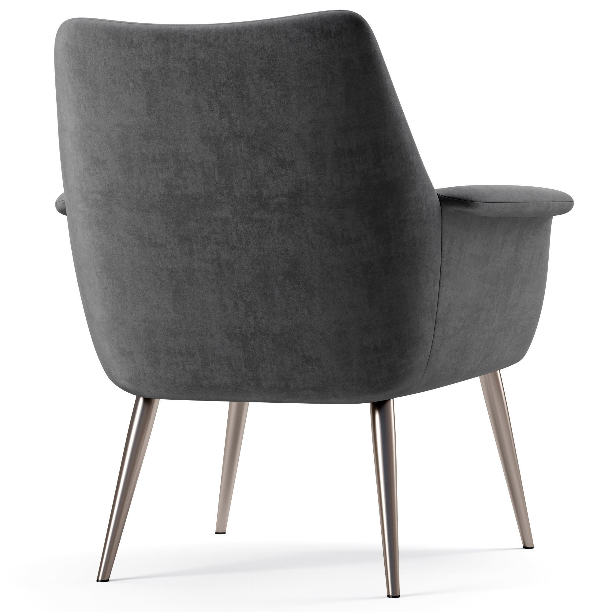 Finley Lounge Chair West Elm 3D model_3