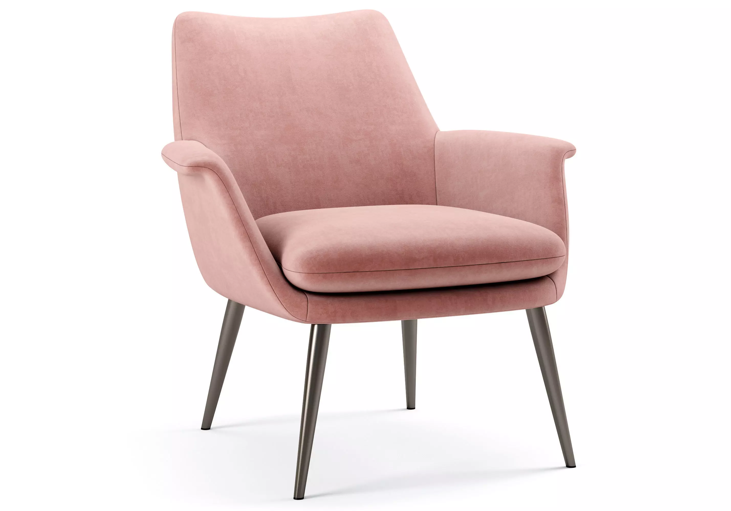 Finley Lounge Chair West Elm 3D model_0