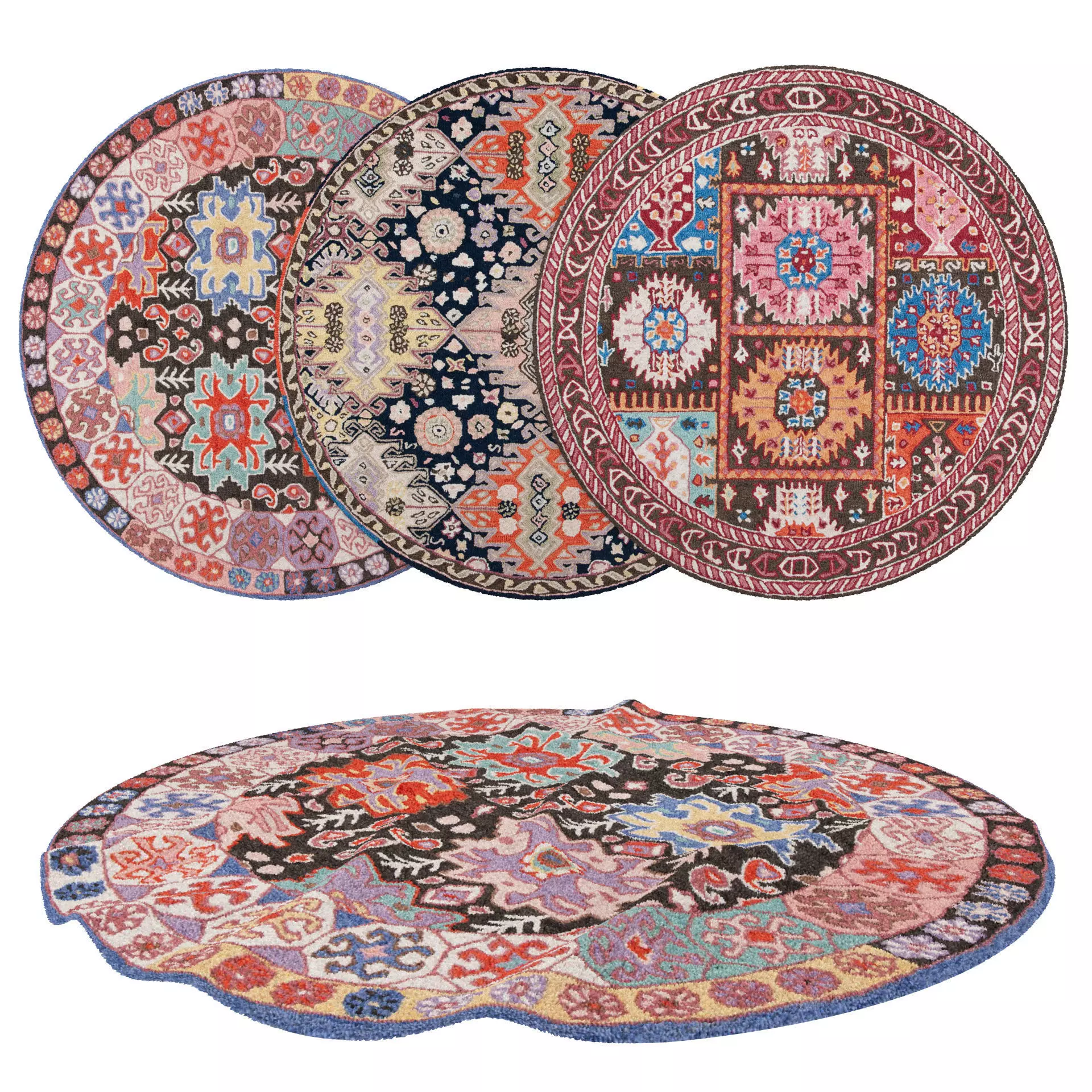 Rugs No 238 Low-poly 3D model_0