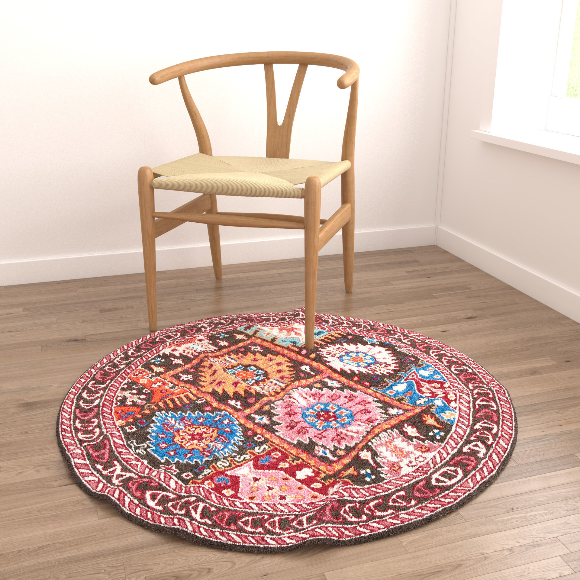 Rugs No 238 Low-poly 3D model_4