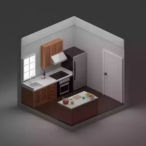 Isometric Kitchen