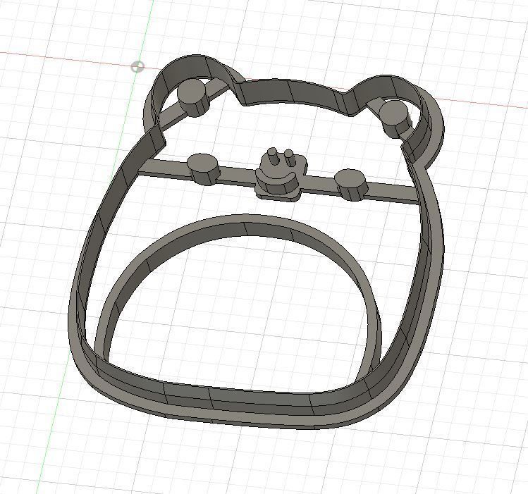 Squishmallows Wendy Cookie and Fondant Cutter with Embosser 3D print model_1