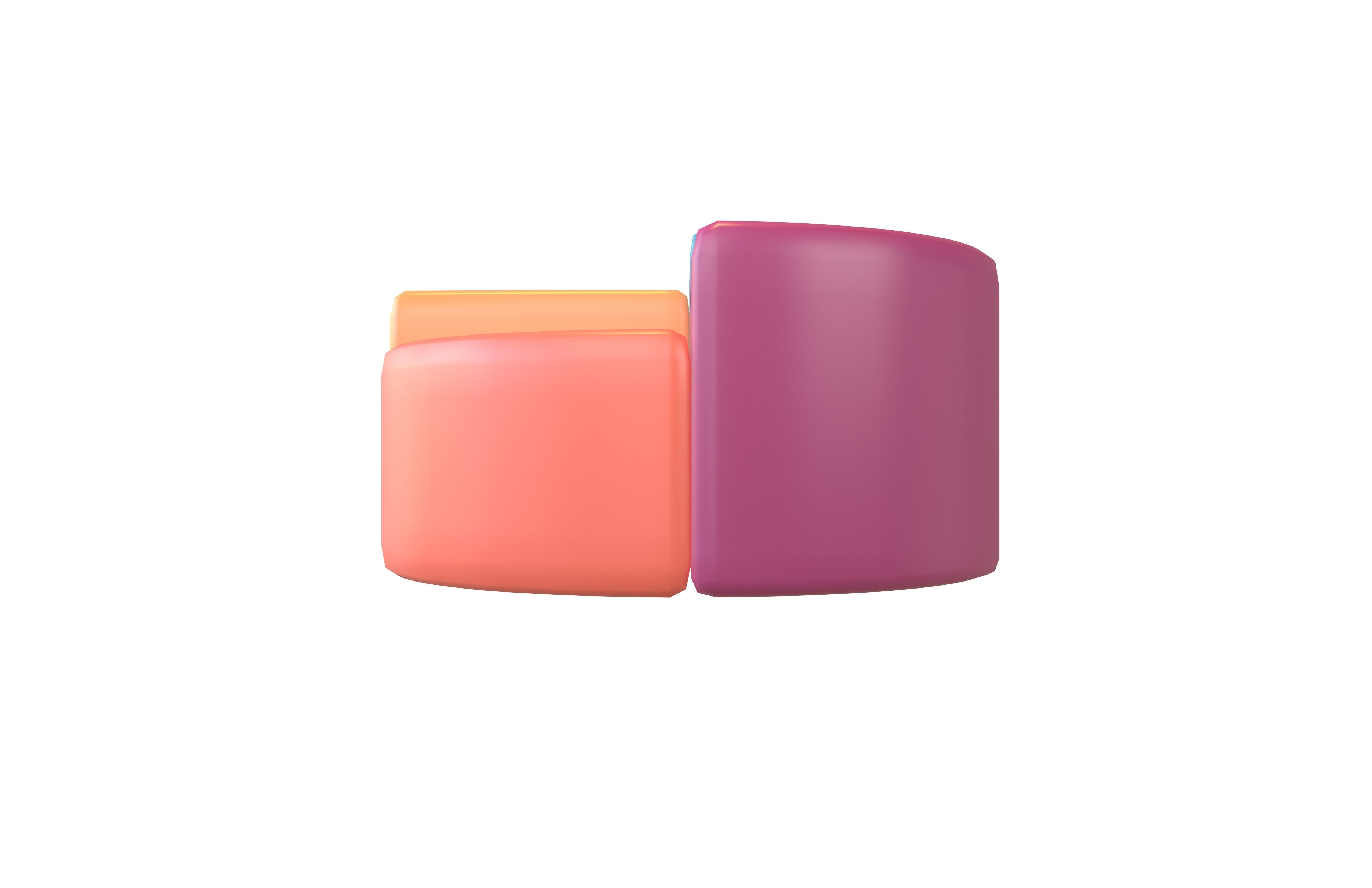 Pie Graph v4 001 Low-poly 3D model_1