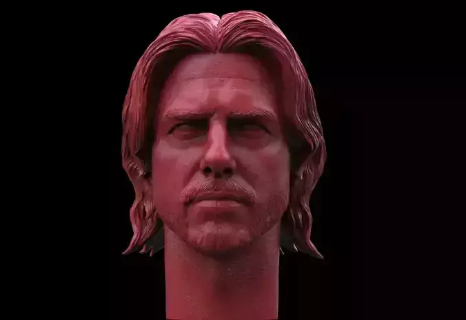 Nathan Algren-Tom Cruise Head - Last Samurai