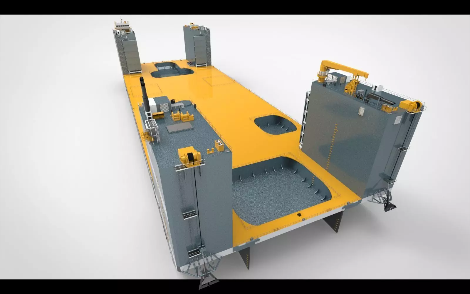Floatingdock 2 floating platform 3D model