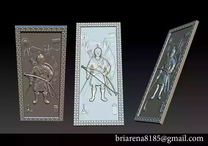 Yalambar First king of Nepal 3D print model