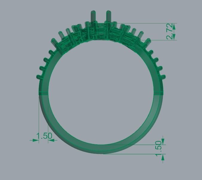 marquis ruby and diamond ring 3D print model_8