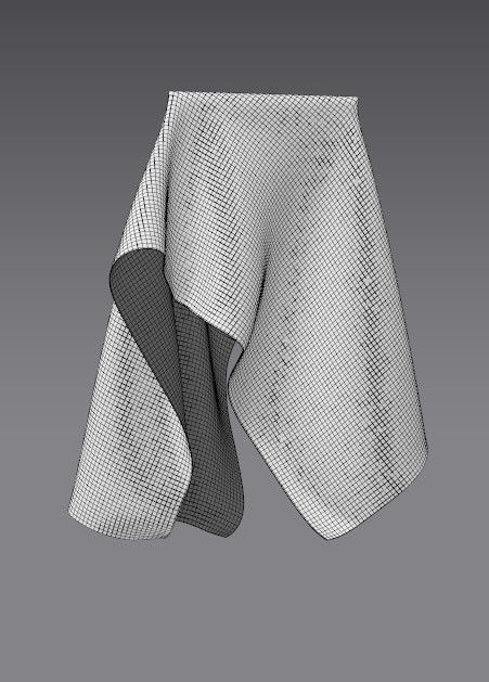 Cloth FBX 678 Low-poly 3D model_3