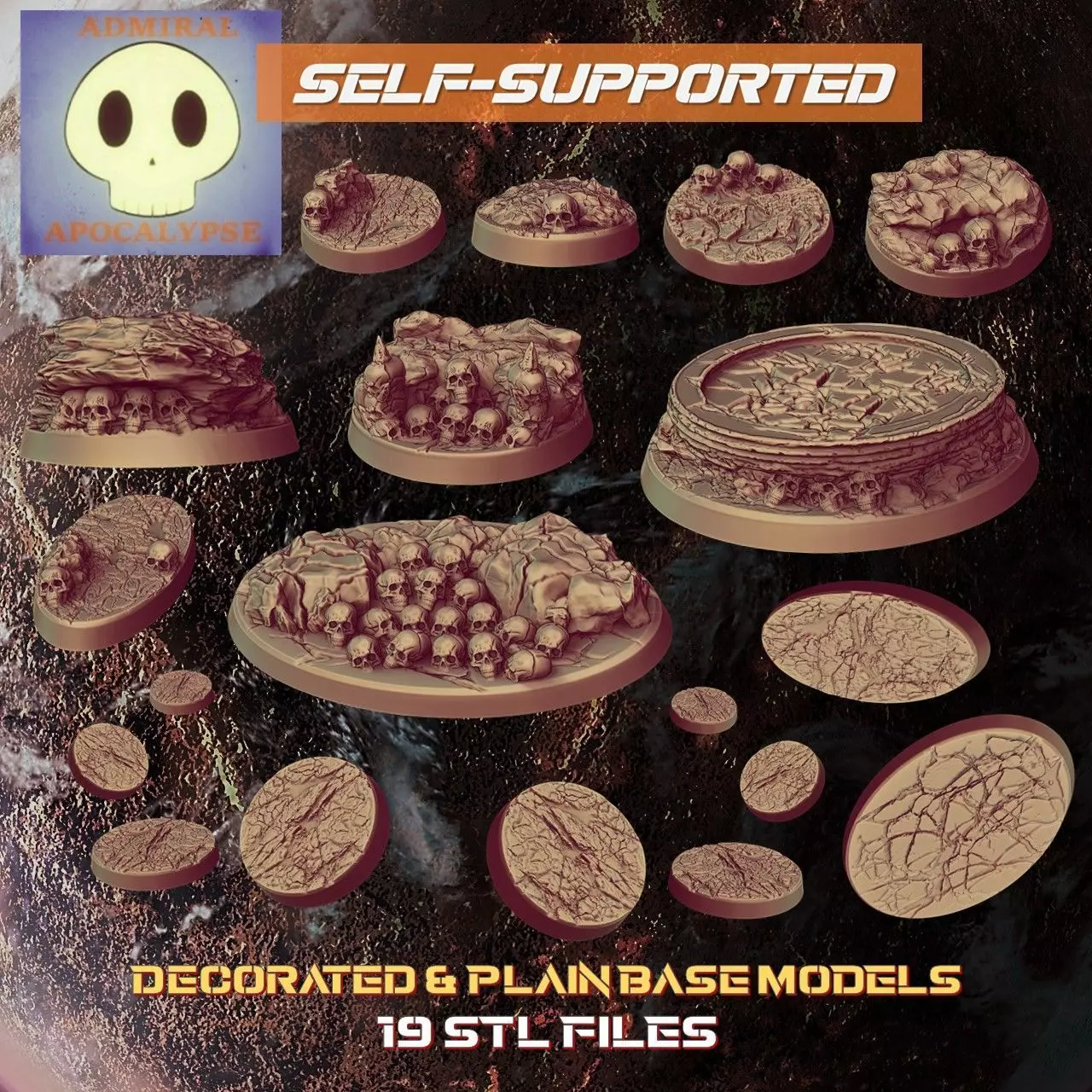 Abandoned World Base Set 2 3D print model