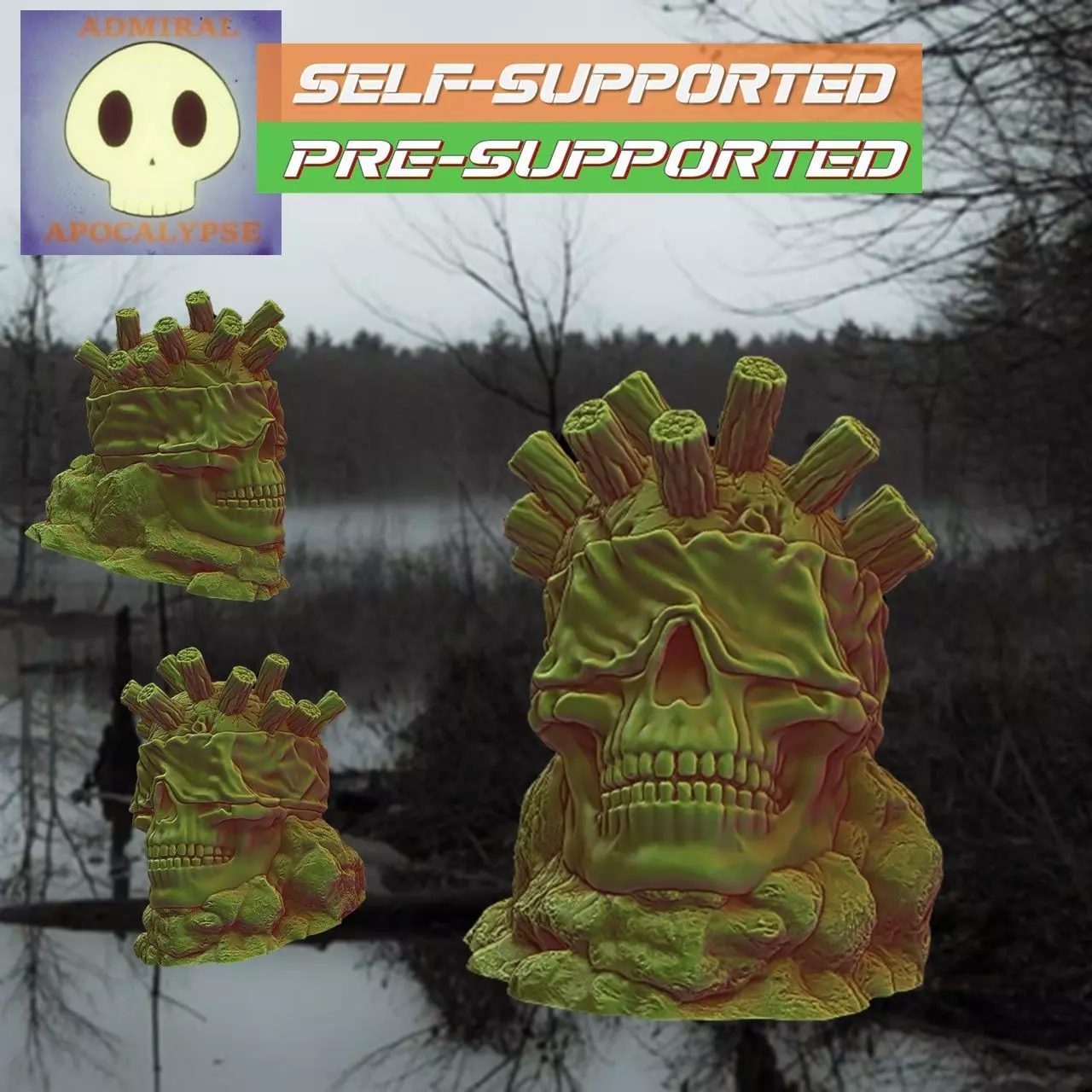 All Seeing Skull 3D print model