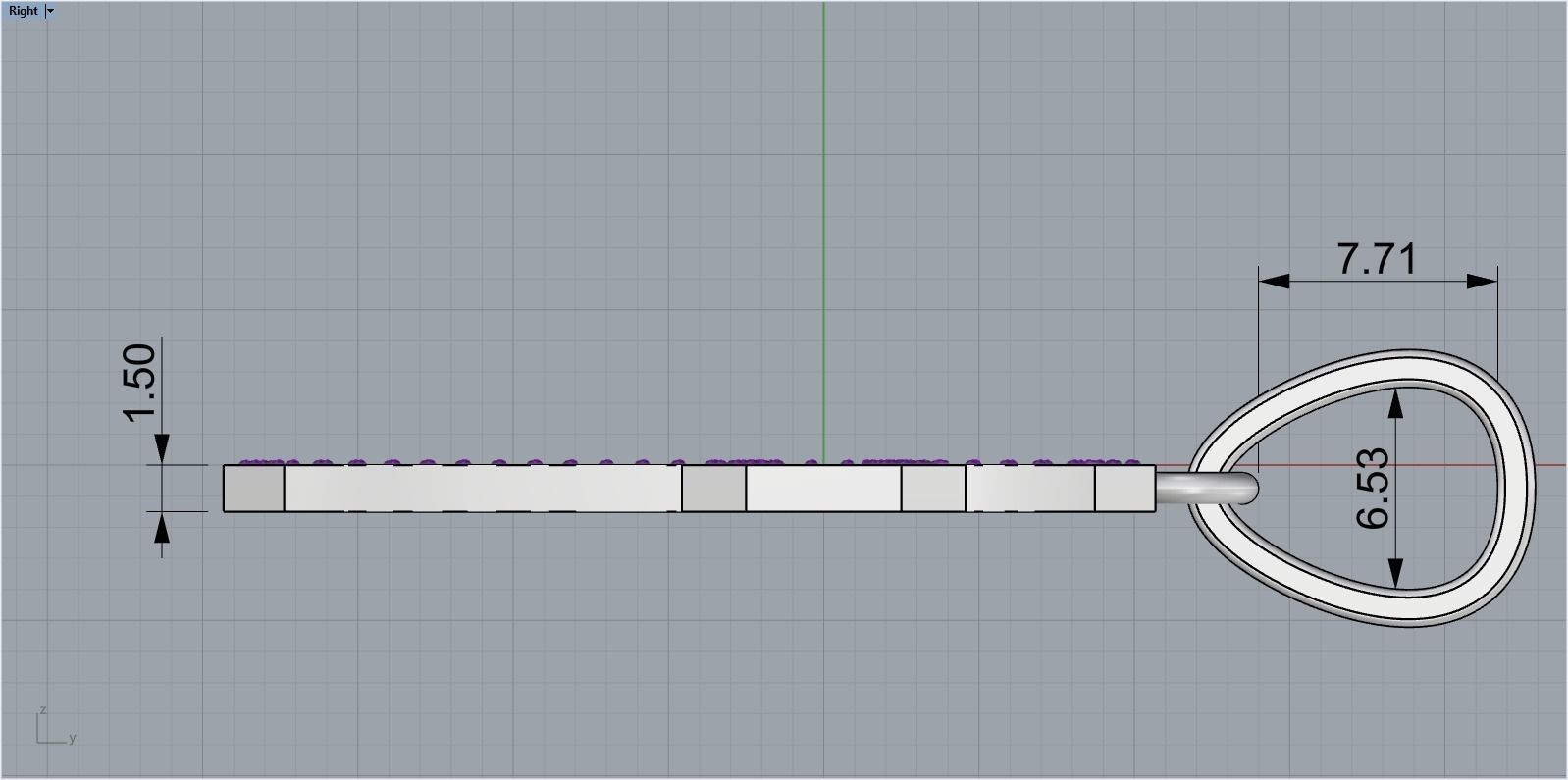Cross with gems 5 3D print model_9