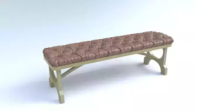 Bench tufted