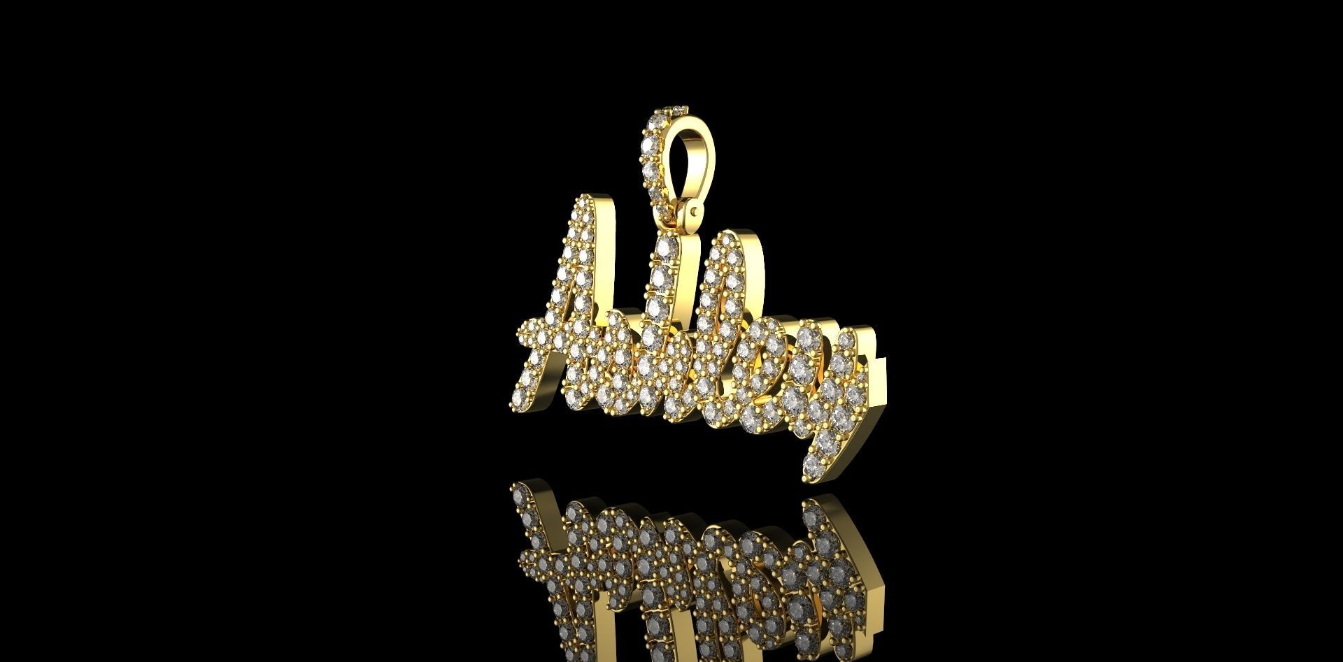 Gold N858 3D print model_2