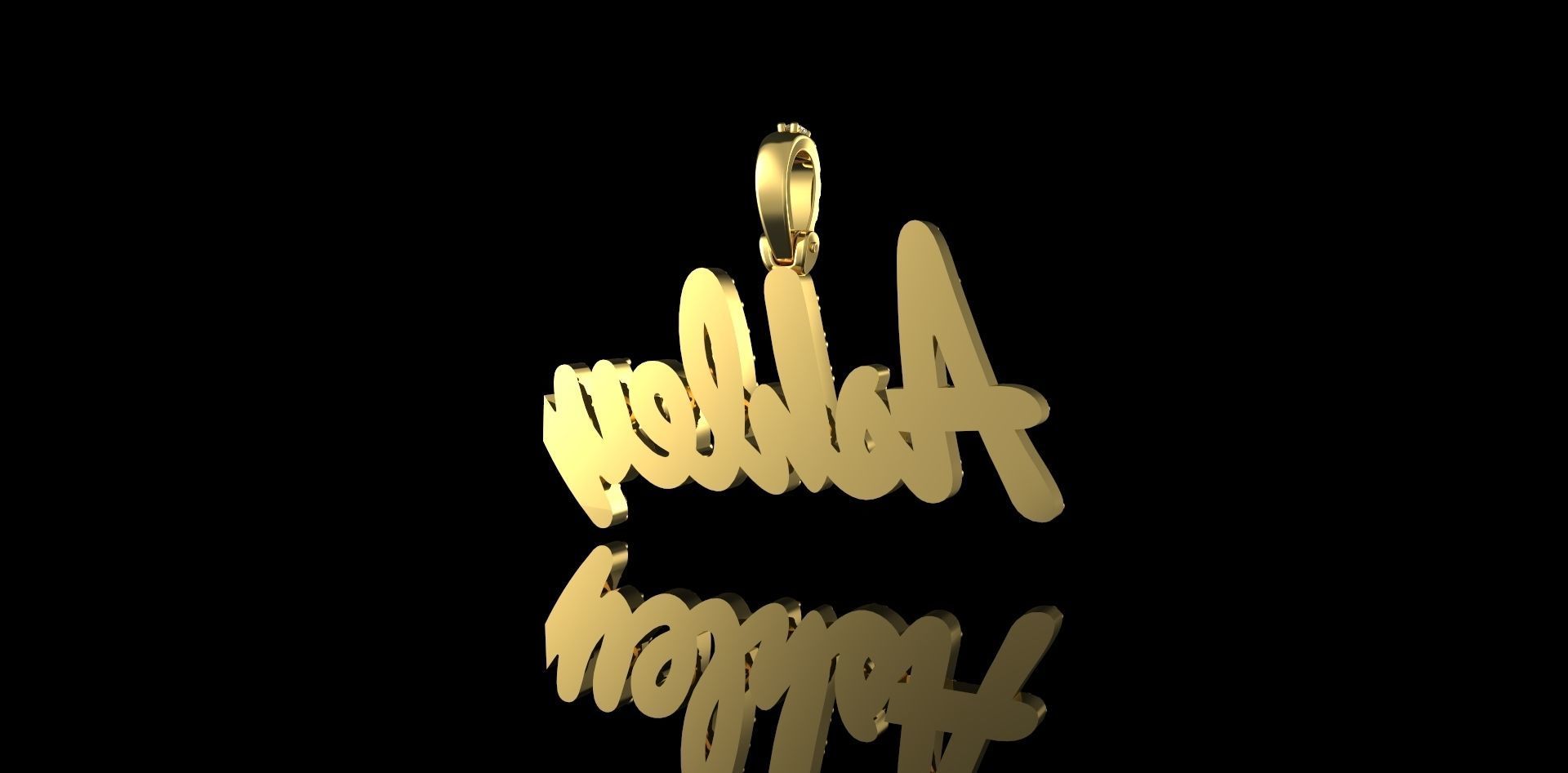 Gold N858 3D print model_3