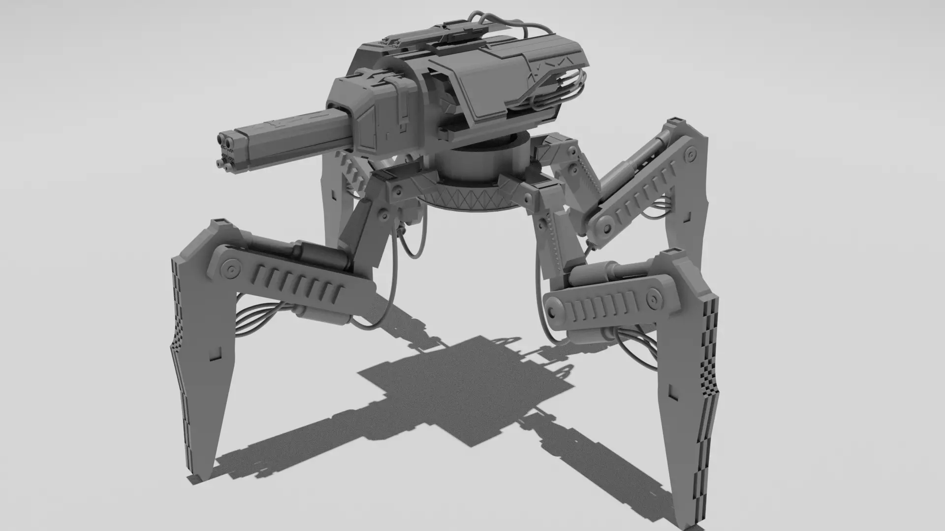 Sci-fi guard of your military 3D print model