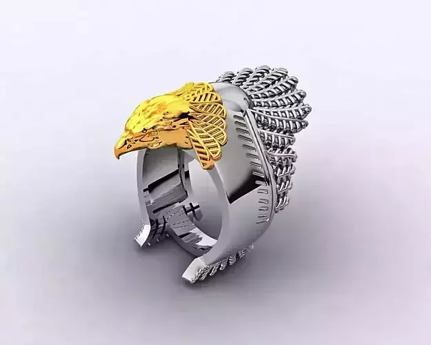 men eagle warp ring 