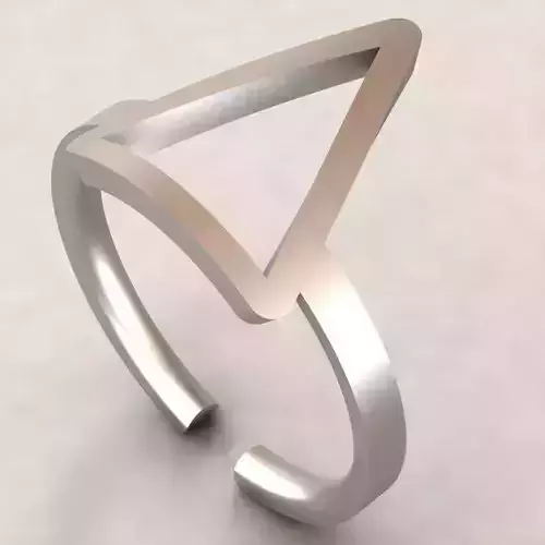 3d-model  triangle ring 