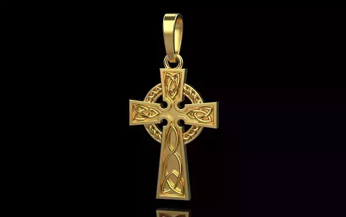 Ornament celtic cross 3