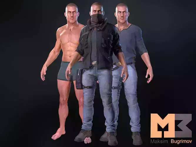Adventure Character Free low-poly 3D model