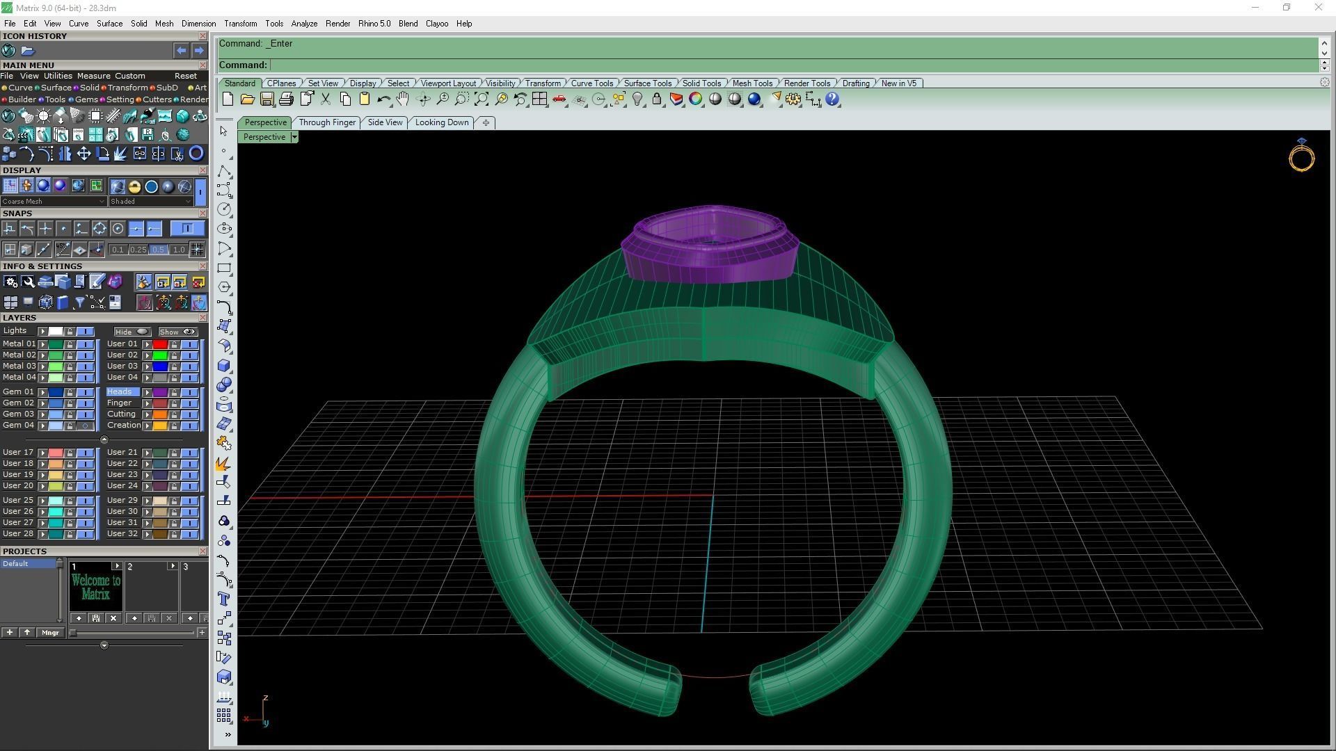 3d-model men ring 3D print model_13