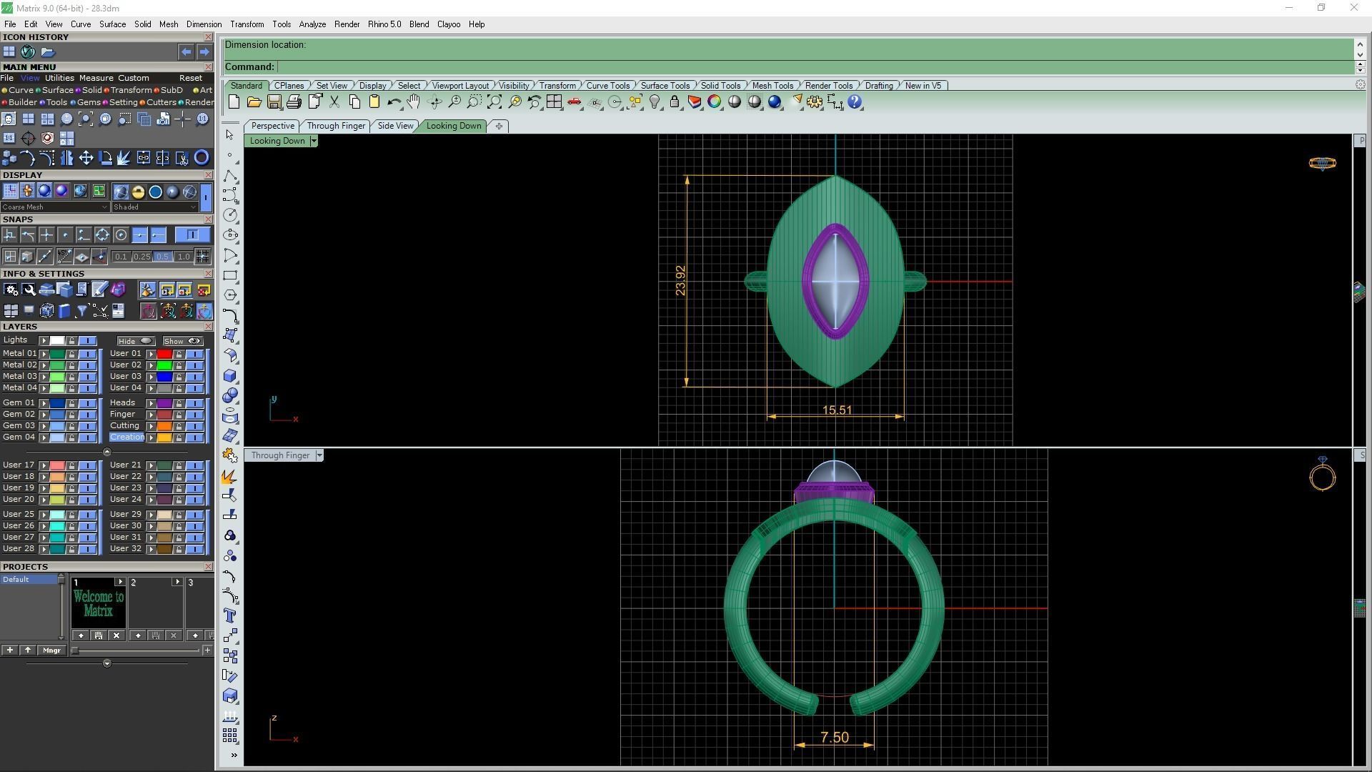 3d-model men ring 3D print model_17