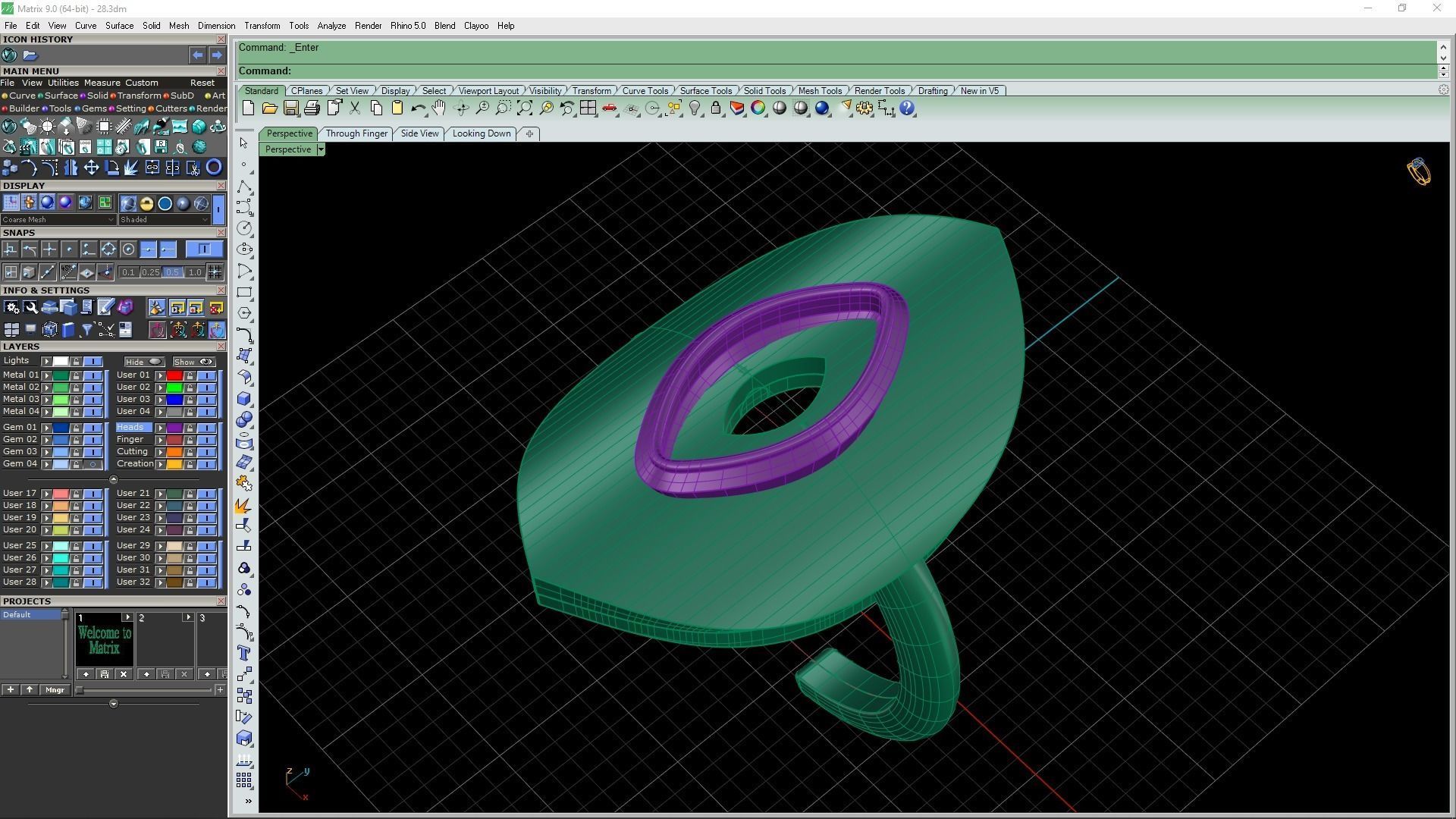 3d-model men ring 3D print model_19