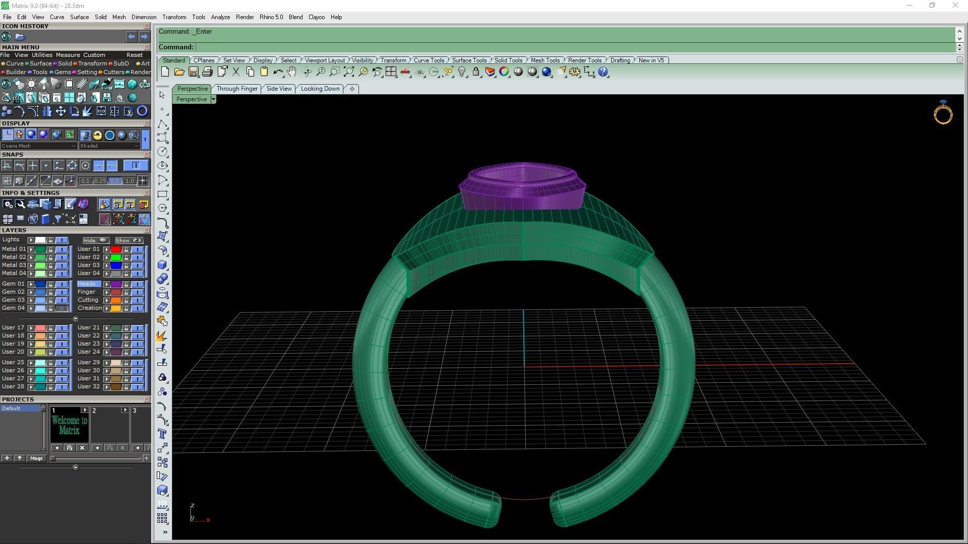 3d-model men ring 3D print model_14