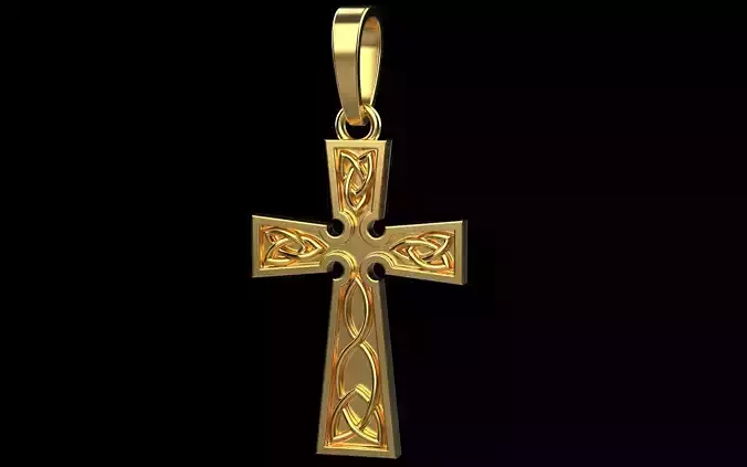 Ornament  celtic cross 4
