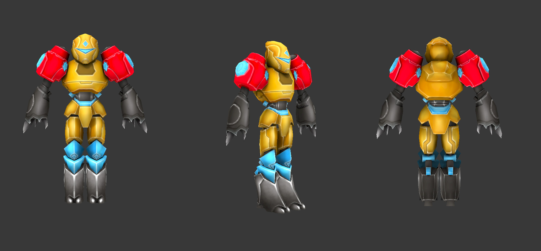 Full collection of 70 robots Low-poly 3D model_5
