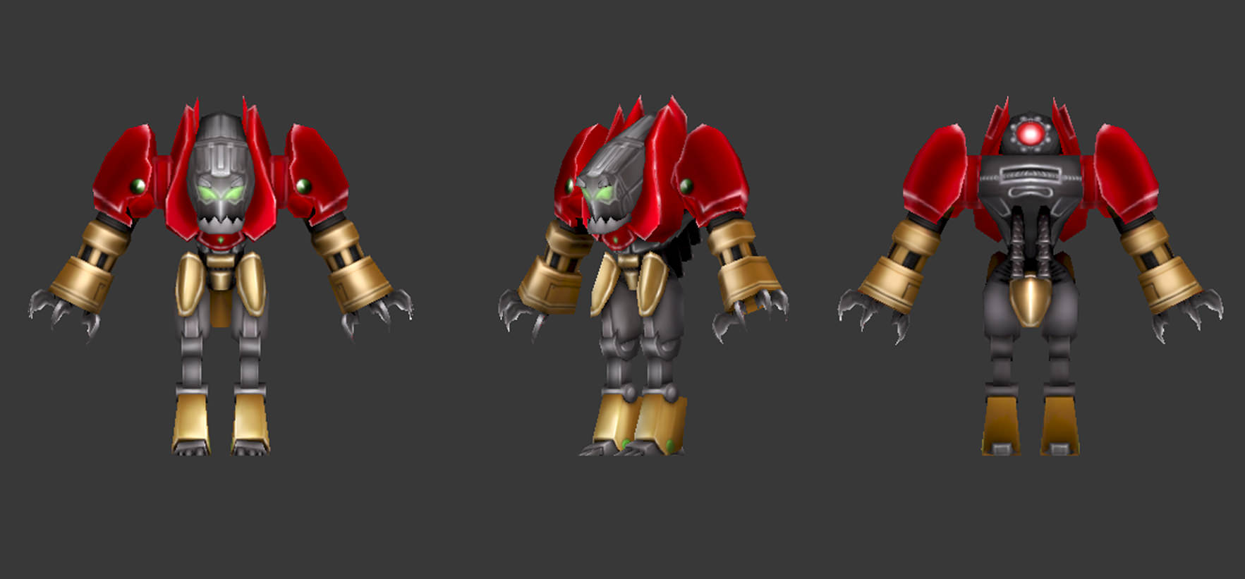 Full collection of 70 robots Low-poly 3D model_2