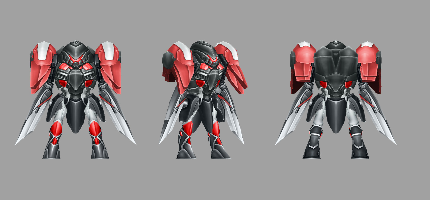 Full collection of 70 robots Low-poly 3D model_3