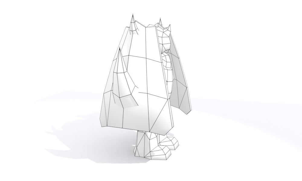 Full collection of 70 robots Low-poly 3D model_39