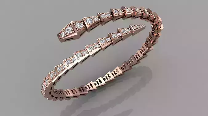 serpenti bacelet full diamod