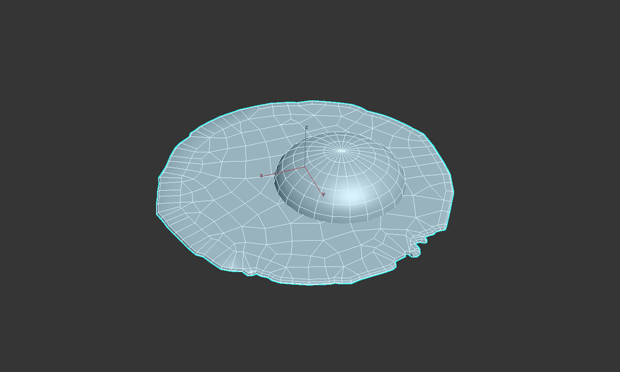 Fried Egg 3D Low Poly Model Game Asset Low-poly 3D model_5