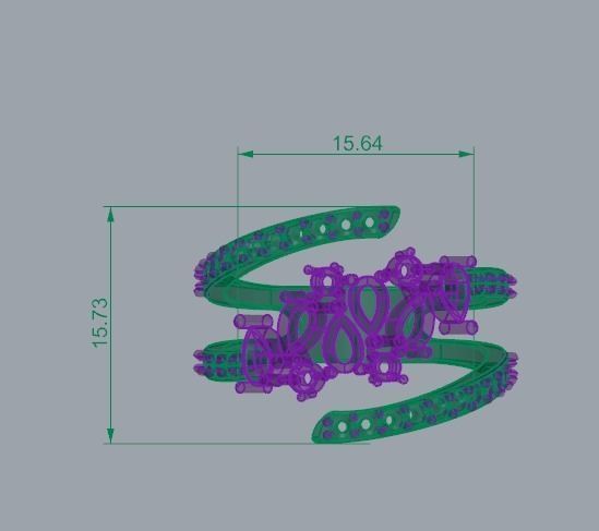 marquis ruby and diamond ring 3D print model_6