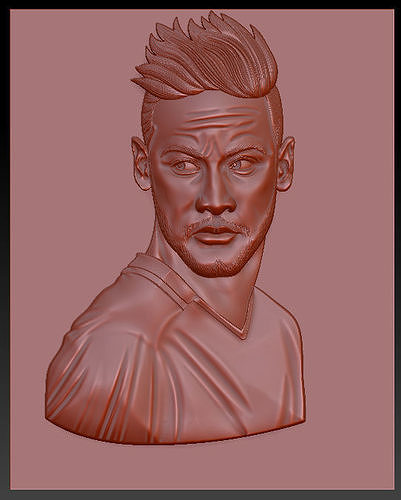 Neymar JR 3D Model for 3DPrint  Free 3D print model