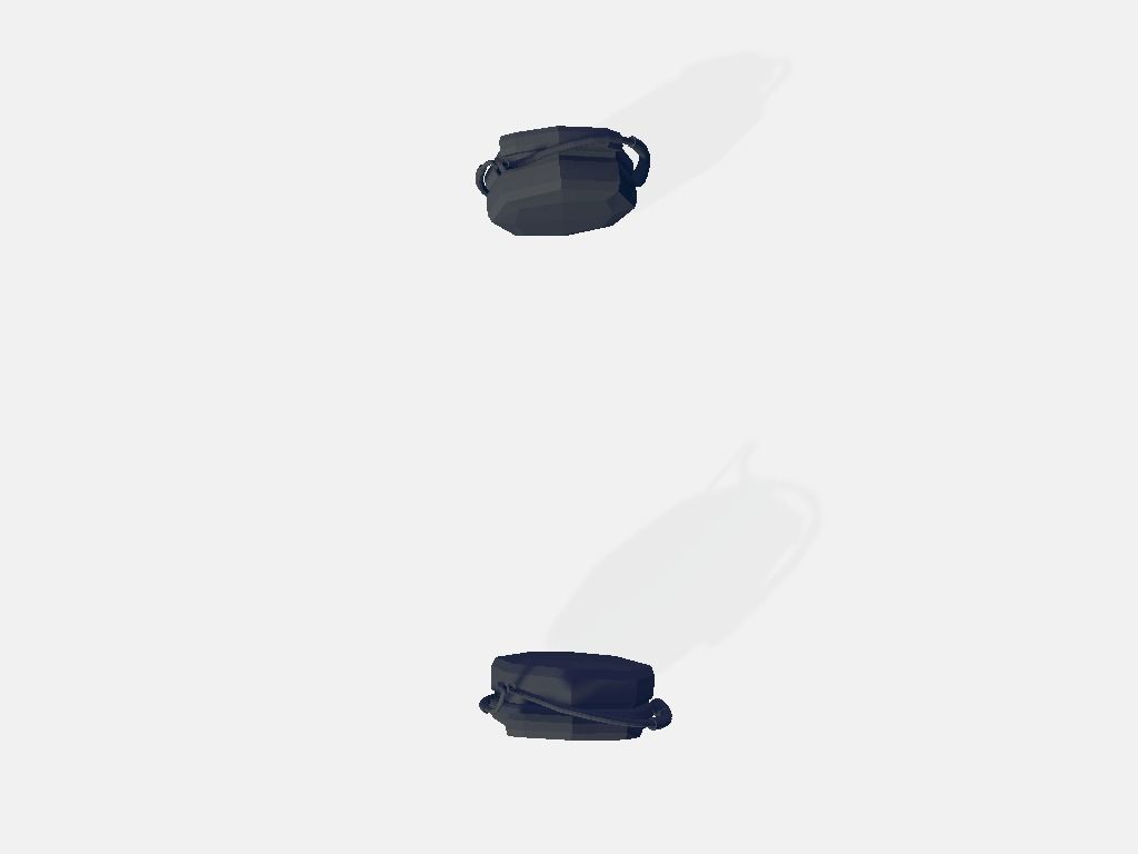 Audio Headset Low-poly 3D model_8