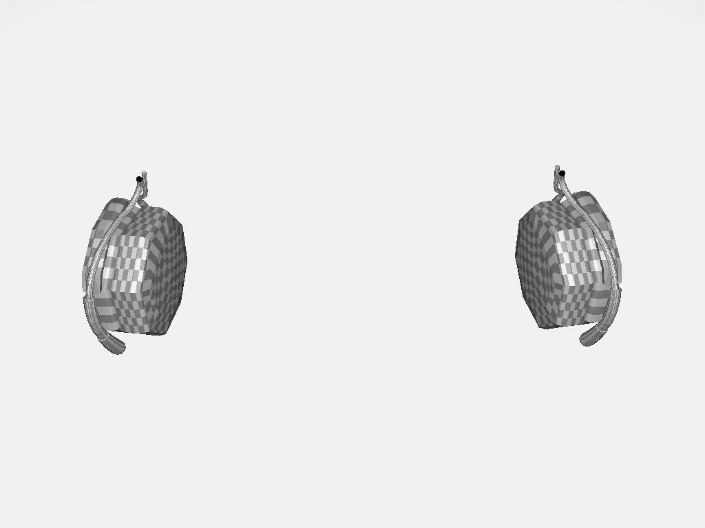 Audio Headset Low-poly 3D model_24